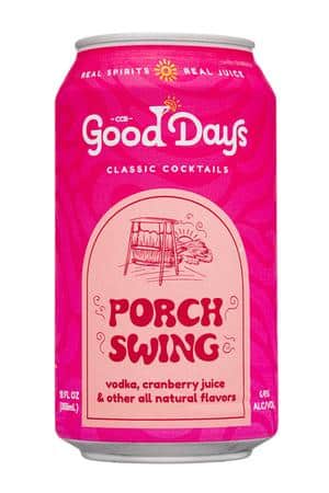 Good Days Classic Cocktails: GoodDays-12oz-2024-Cocktail-PorchSwing