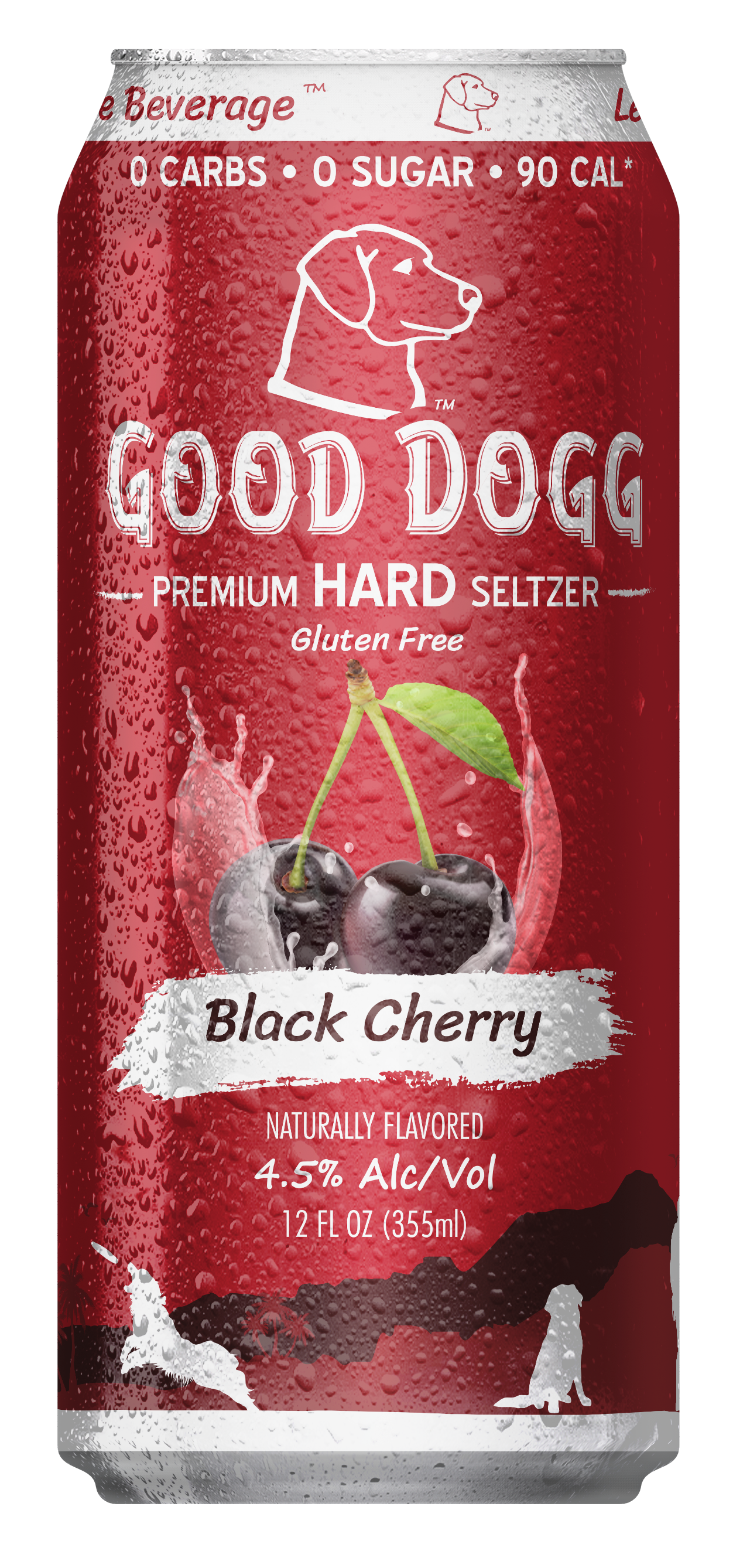 Good Dogg Premium Hard Seltzer: Black Cherry