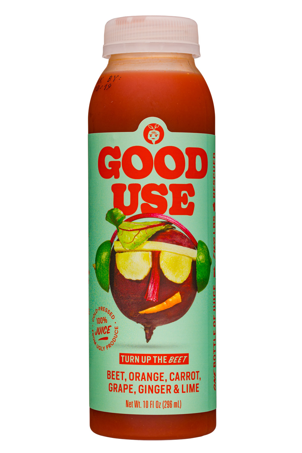 Good Use: GoodUse-10oz-Juice-TurnUpTheBeet-Front