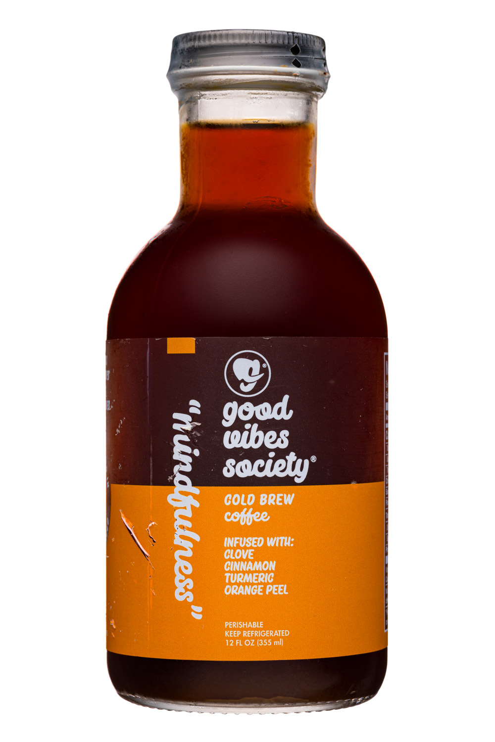 Good Vibes Society: GoodVibesSociety-12oz-ColdBrew-Mindfulness-Front