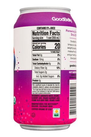 GoodBelly: GoodBelly-12oz-2024-PrebioticSparkling-MixedBerry-Facts