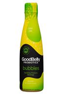 GoodBelly: GoodBelly-13oz-Bubbles-LemonLime-Front