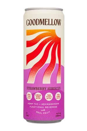 Goodmellow: Goodmellow-12oz-2025-THC-StrawbHibiscus-Front