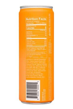 Gorgie: Gorgie-12oz-2023-EnergyDrink-Sparkling-PeachyKeen-Facts