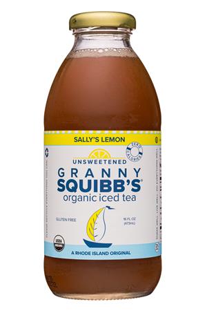 Granny Squibb's: GrannySquibbs-16oz-2020-UnsweetTea-SallysLemon-Front