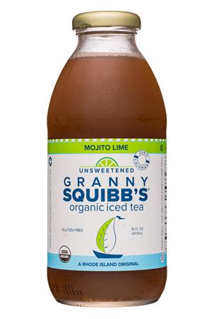 Granny Squibb's: GrannySquibbs-16oz-2020-UnsweetTea-MojitoLime-Front