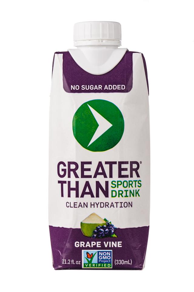 Greater Than: GreaterThan-SportsDrink-GrapeVine-Front