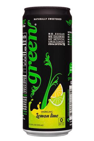 Green Cola: GreenCola-11oz-2022-Sparkling-LemonLime-Front