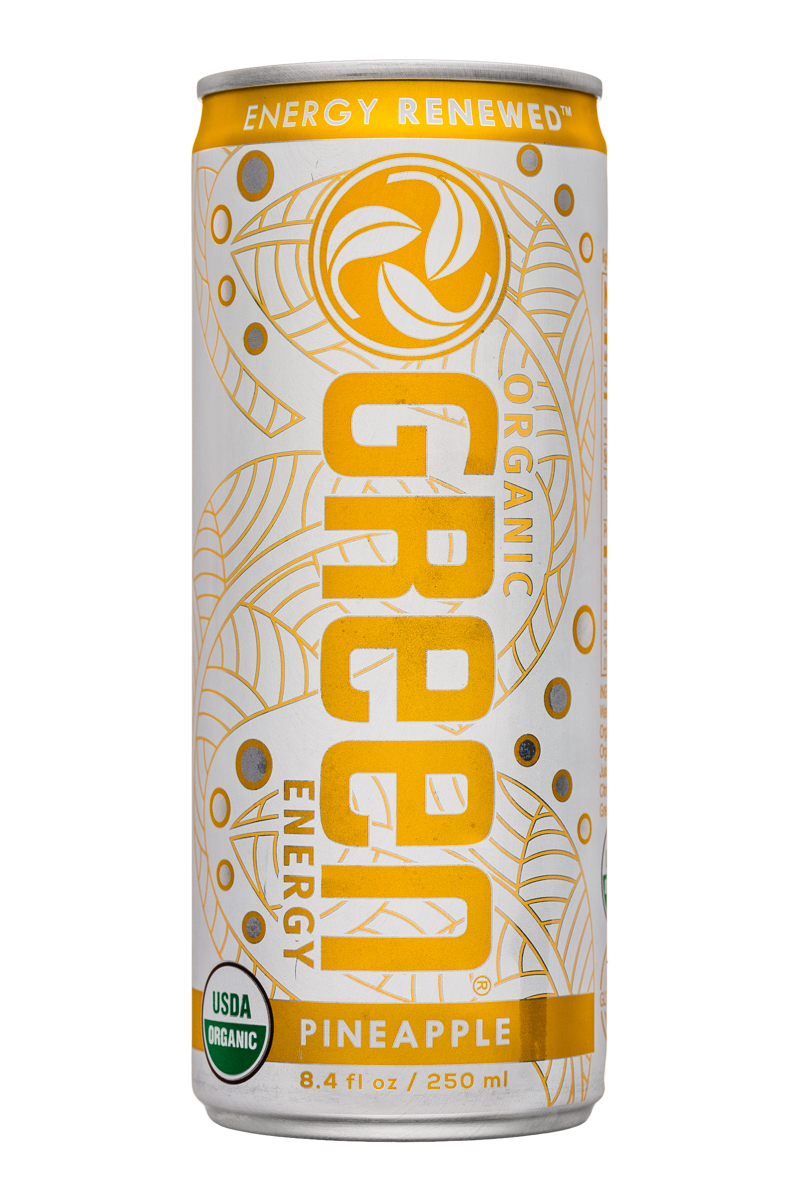 Green Energy: GreenEnergy-8oz-Pineapple-Front