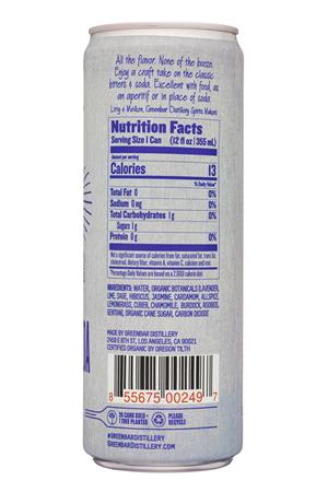 Greenbar Distillery: Greenbar-12oz-2020-Bitters-LavenderSoda-Facts