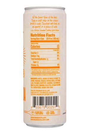 Greenbar Distillery: Greenbar-12oz-2022-NACocktail-BittersSoda-BurntOrange-Facts