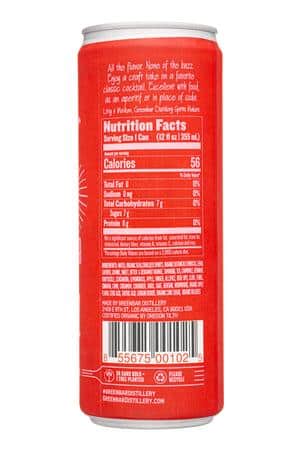 Greenbar Distillery: Greenbar-12oz-2022-NACocktail-Unspritz-Hibiscus-Facts