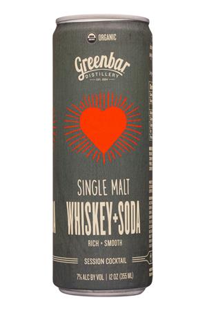 Greenbar Distillery: Greenbar-12oz-2020-Bitters-SingleMaltWhiskey-Front