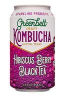 Greenbelt Craft Kombucha: Greenbelt-12oz-Kombucha-HibiscusBerry-BlackTea-Front
