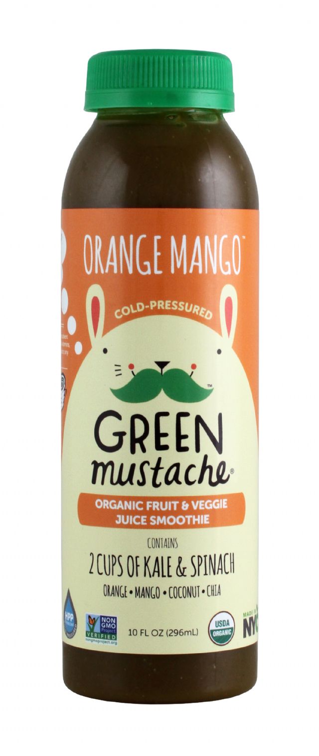 Green Mustache: GreenMustache Orange Front