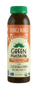 Green Mustache: GreenMustache Orange Front