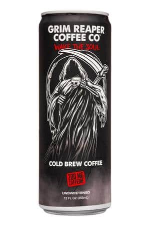 Grim Reaper Coffee Co: GrimReaperCoffeeCo-12oz-2024-ColdBrew-Front