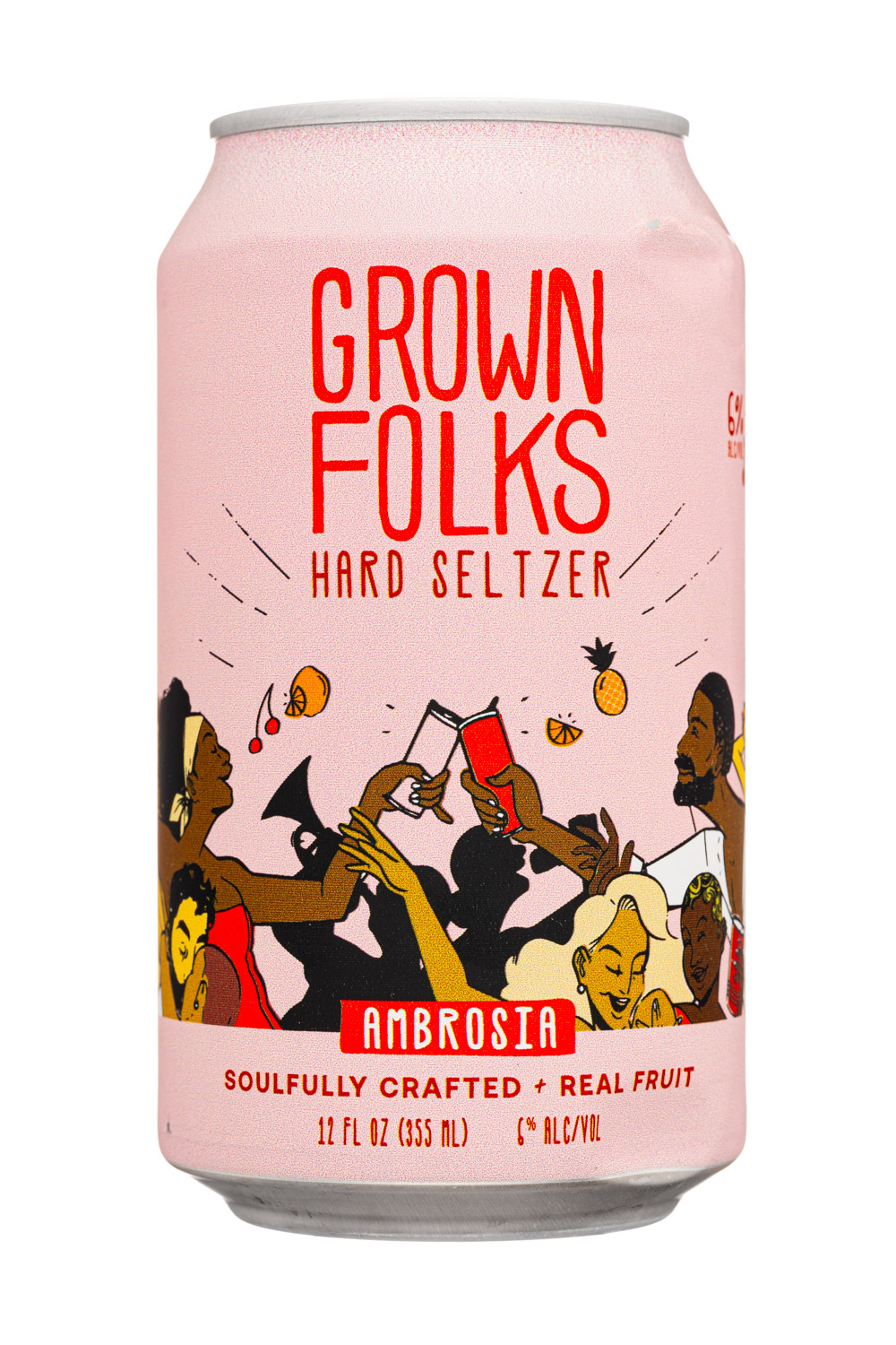 Grown Folks: GrownFolks-12oz-2024-HardSeltz-Ambrosia
