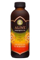 Gt's Alive - Adaptogenic Tea: GTs-16oz-Alive-AdaptogenicTea-GuayusaTurmeric-Front
