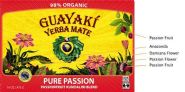Guayakí Yerba Mate Organic Energy Drink: label legend