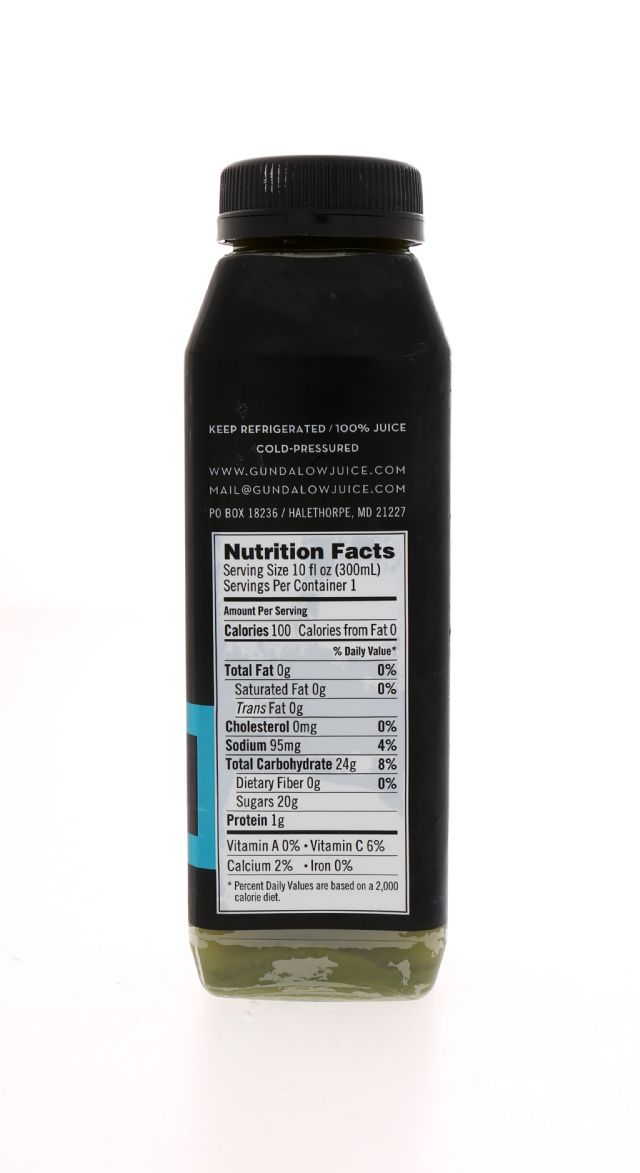 Gundalow Juice: Gundalow MainStayGreen Facts