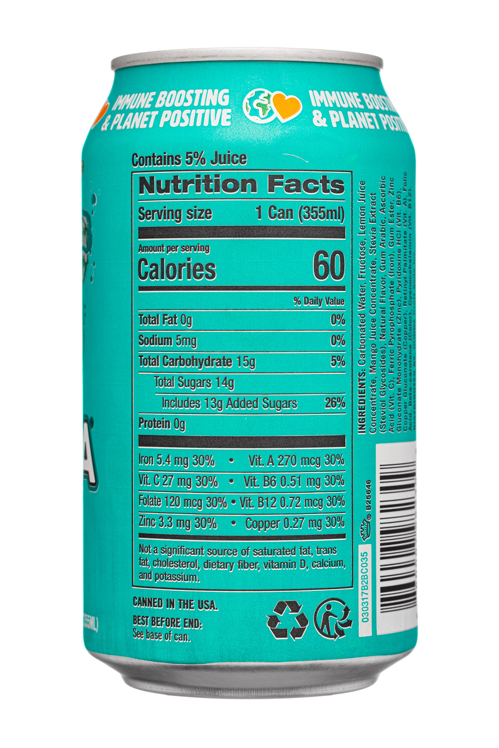 Gunna: Gunna-12oz-2023-Sparkling-TurtleJuice-Facts
