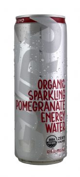 Organic Sparkling Pomegranate Energy Water