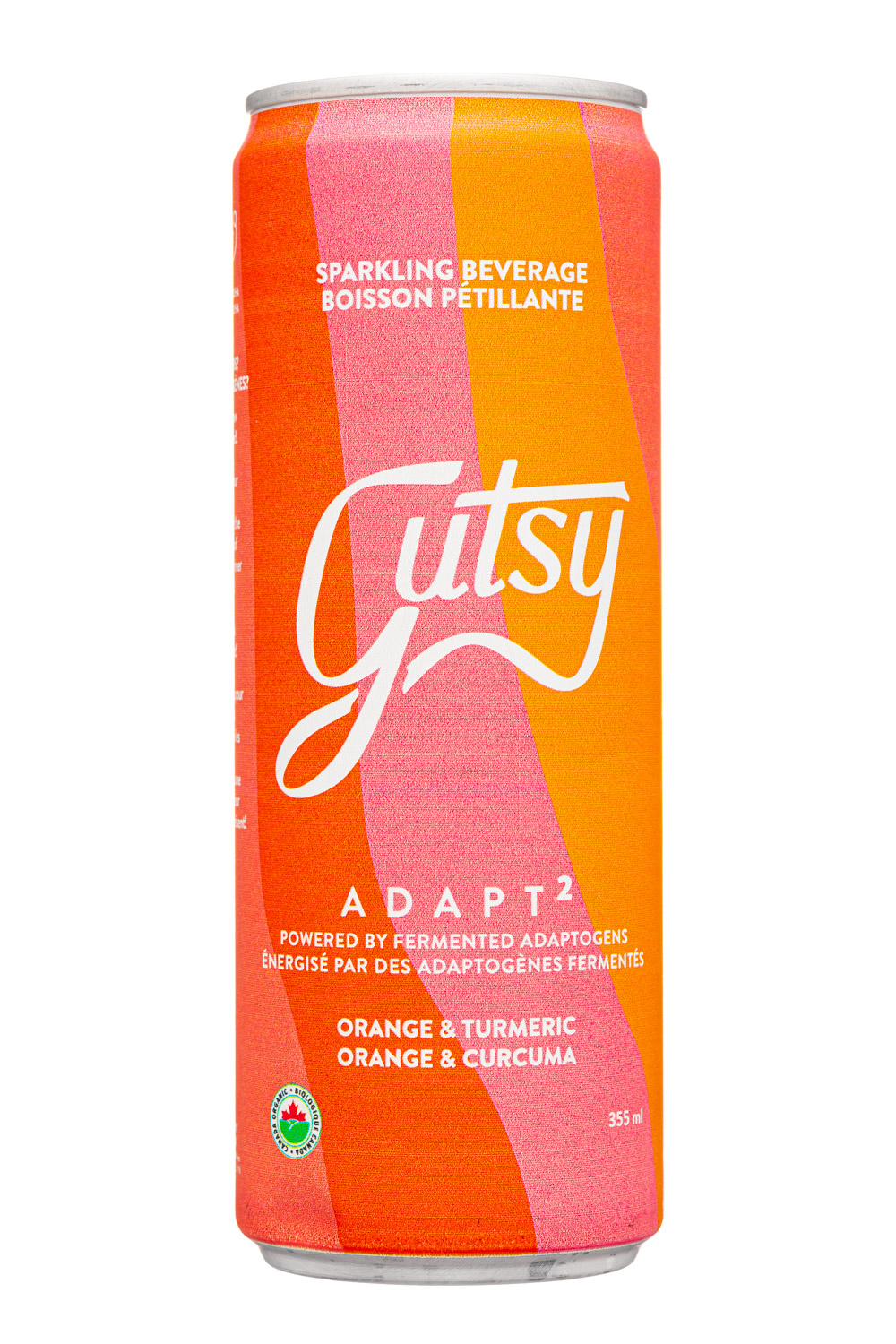 Gutsy: Gutsy-355ml-2023-Adapt2-OrangeTurmeric-Front