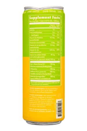 Gym Weed: GymWeed-12oz-2023-EnergyAdaptogens-PearPineapple-Facts