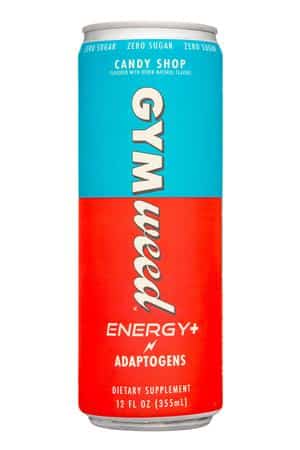 Gym Weed: GymWeed-12oz-2023-EnergyAdaptogens-CandyShop-Front