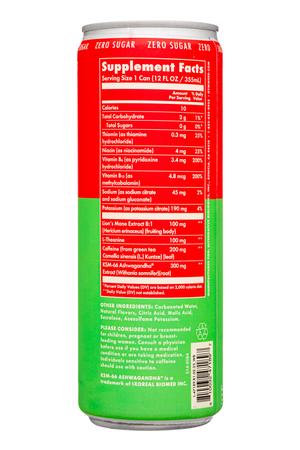 Gym Weed: GymWeed-12oz-2023-EnergyAdaptogens-RainbowSherbet-Facts