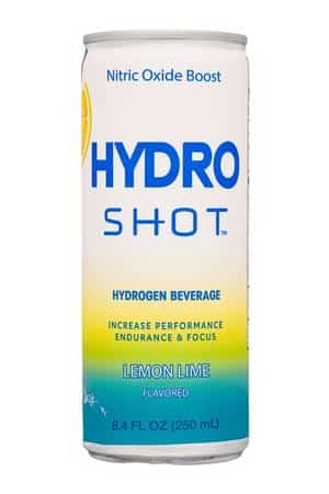 H2 Beverages: HydroShot-8oz-2022-HydroBev-LemonLime-Front