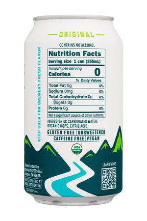H2OPS : H20Ps-12oz-2024-HopWater-Original-Facts