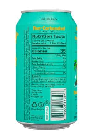 Halfday Tea Tonic: Halfday-12oz-2025-Tea-Tropical-Facts