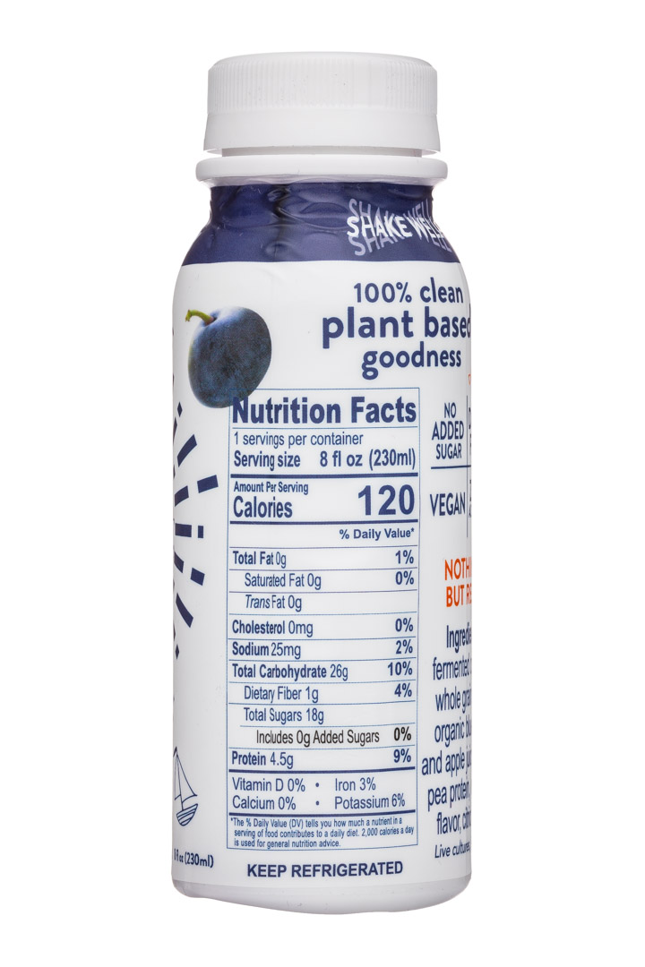 Halsa Foods: Halsa-8oz-Oatgurt-Blueb-Facts