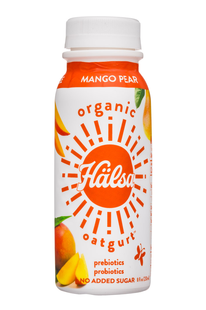 Halsa Foods: Halsa-8oz-Oatgurt-MangoPear-Front