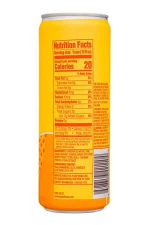Happy Flower: HappyFlower-12oz-2024-CBDCocktail-PeachBellini-Facts