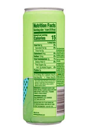 Happy Flower: HappyFlower-12oz-2024-CBDCocktail-Mojito-Facts