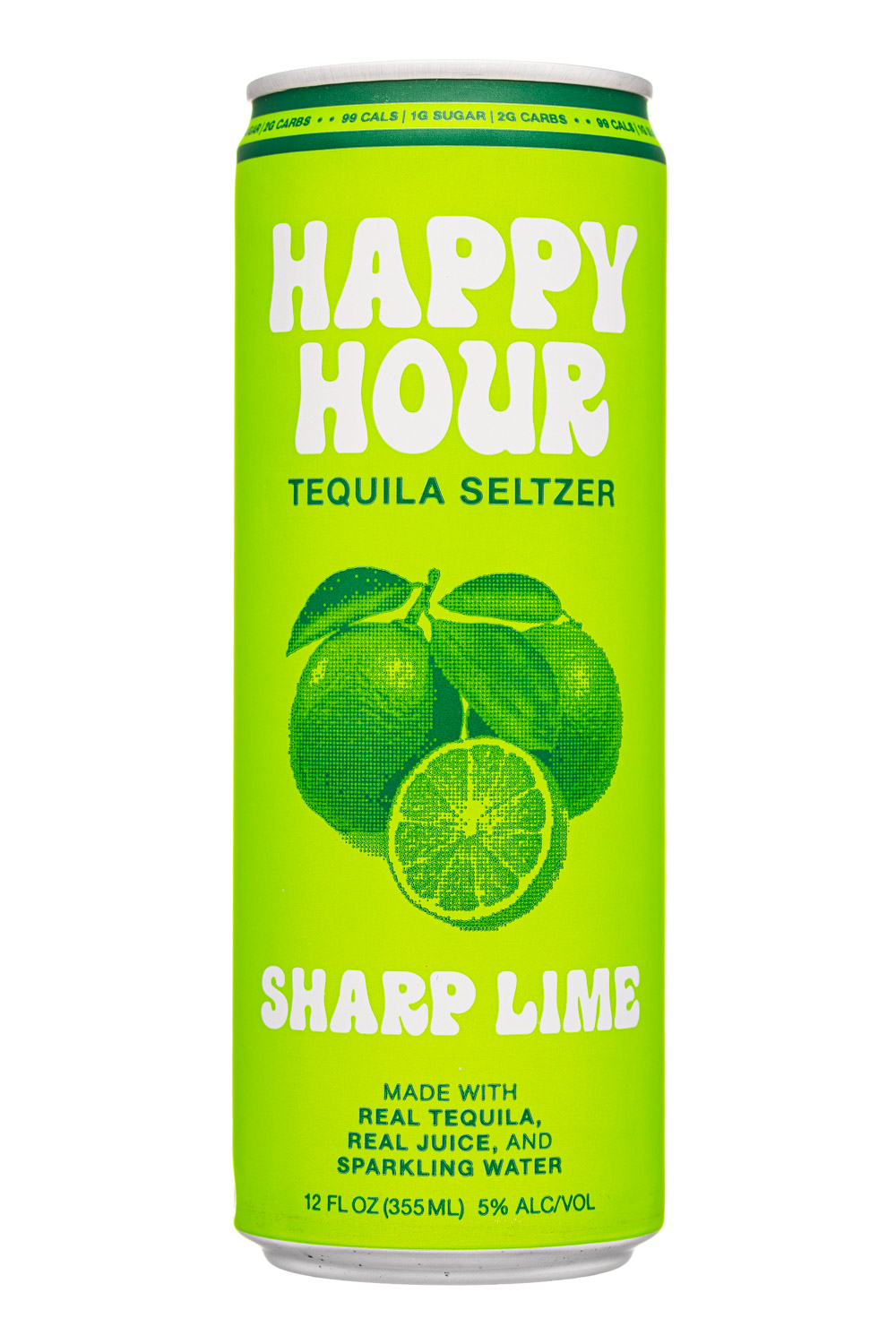 Happy Hour: HappyHour-12oz-2022-Seltzer-SharpLime-Front