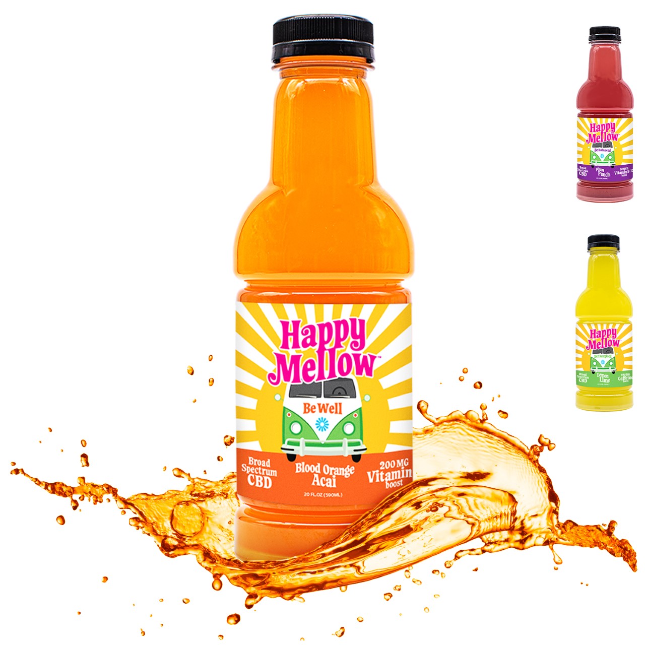 Happy Mellow: Photo of Happy Mellow High-Quality CBD Immune Support Beverage - Happy Mellow (uploaded by company)