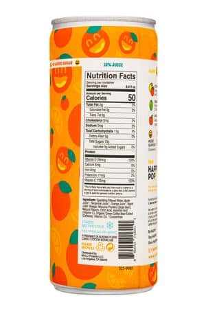 Happy Pop!: HappyPop-8oz-2023-FunctEnergy-TangerineDream-Facts