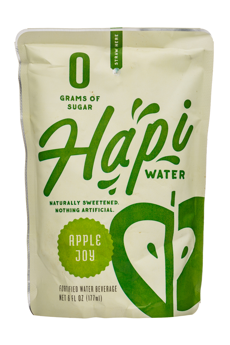 Hapi Water: Hapi-Water-6oz-Pouch-AppleJoy