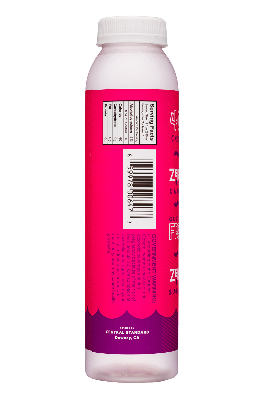 Hard2O: Hard20-12oz-DragonfruitPear-Facts