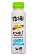 Harmless Harvest - Protein & Coconut: HarmlessHarvest-10oz-ProteinCoconut-VanillaSpice-Front