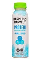 Harmless Harvest - Protein & Coconut: HarmlessHarvest-10oz-2020-ProteinPBSmoothie-VanillaSpice-Front