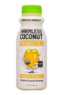 Harmless Harvest Harmless Coconut Probiotics: HarmlessHarvest-11oz-Probiotics-YogurtDrink-MangosAcerolas-Front