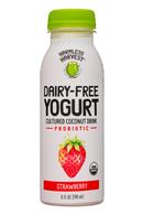 HarmlessHarvest-8oz-DairyFreeYogurt-Strawb-Front