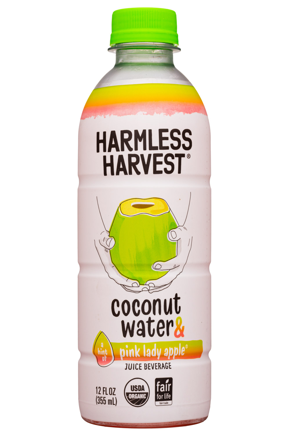 Coconut Water with a Hint of Pink Lady Apple