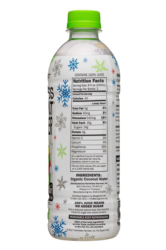 Harmless Harvest: HarmlessHarvest-16oz-CocoWater-Holiday17-Facts