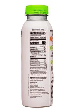 Harmless Harvest: HarmlessHarvest-10oz-2022-CocoWater-YerbaMate-Facts